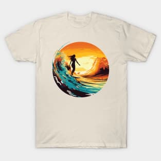 Girls surf better, summer surfing, sunset hunting v10 T-Shirt